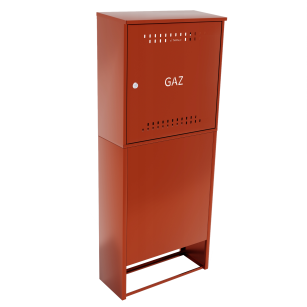 Skrzynka gazowa z postumentem CEGLANA