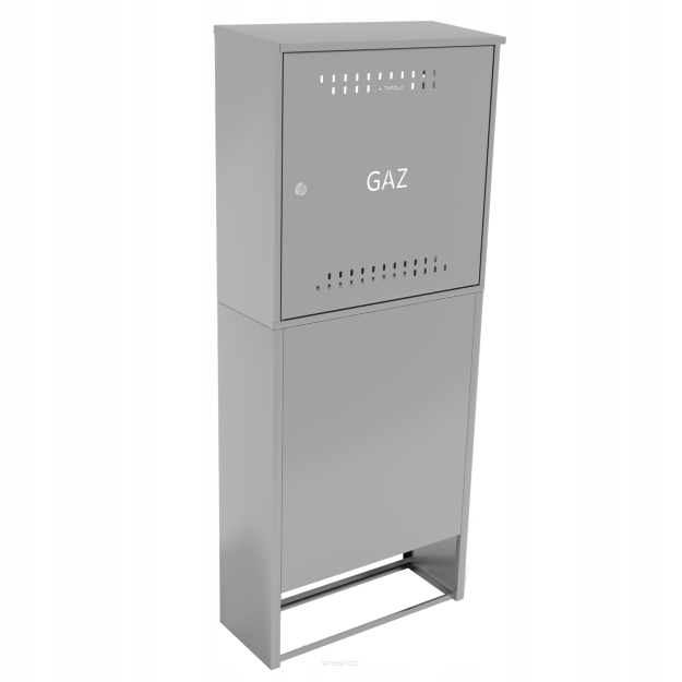 Skrzynka gazowa z postumentem ALUMINIOWA